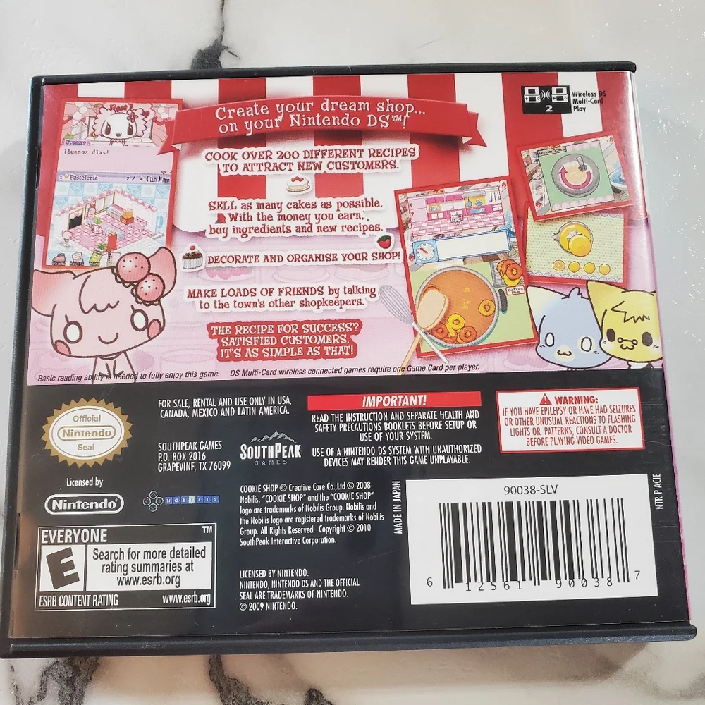 Nintendo cookie shop